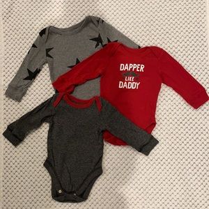 Lil Man’s Dapper Onesies 3 Pack